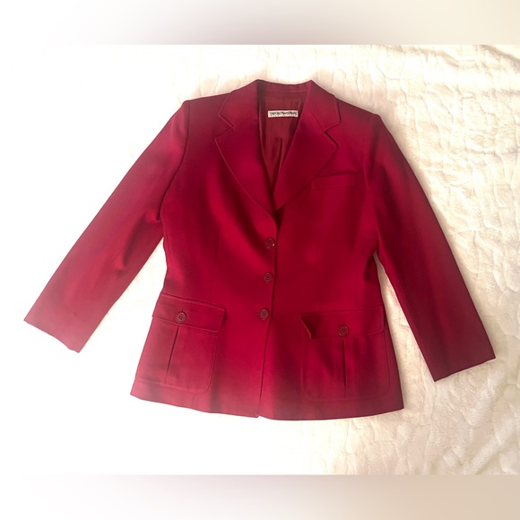 Emporio Armani Jackets & Blazers - Emporio Armani Red Blazer size S